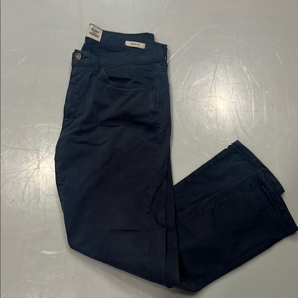 Men's Deep Blue Chinos